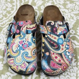 Birkenstock Papillio Size 11 floral paisley clog